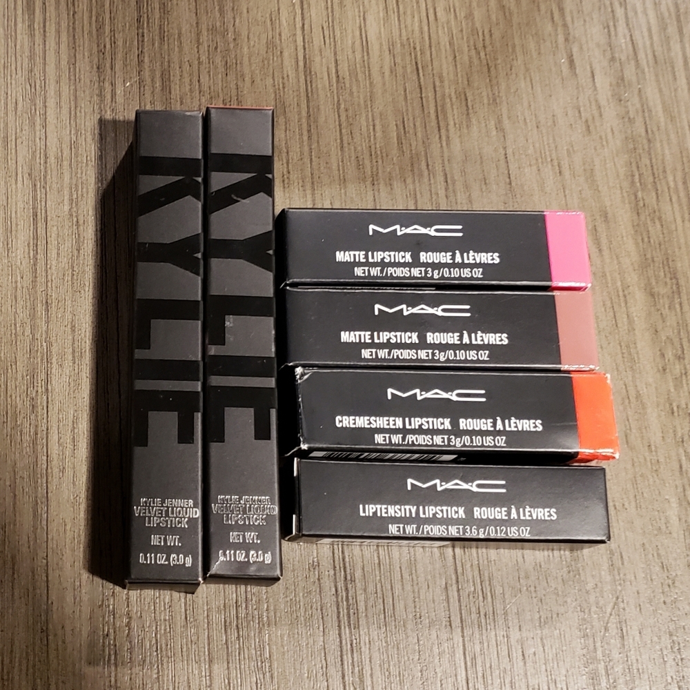Mac Cosmetics and Kylie Cosmetics Lipstick Lot NWT